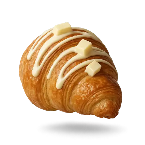 Croissant Mini Xocolata Blanc