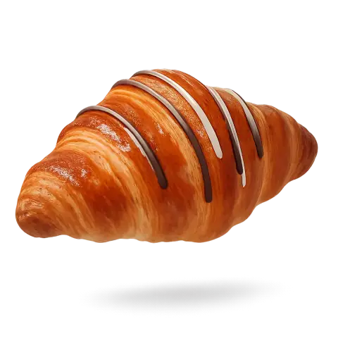 Croissant Cacao Mantega Fermentat
